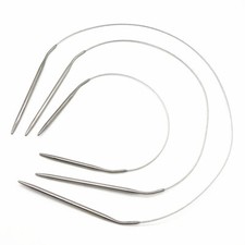 43-120cm Circular Stainless Steel Knitting Needles Needlecrafts Yarn Accessories