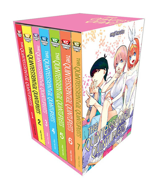 The Quintessential Quintuplets Part 1 Manga Box Set (Manga Vols #1-7)