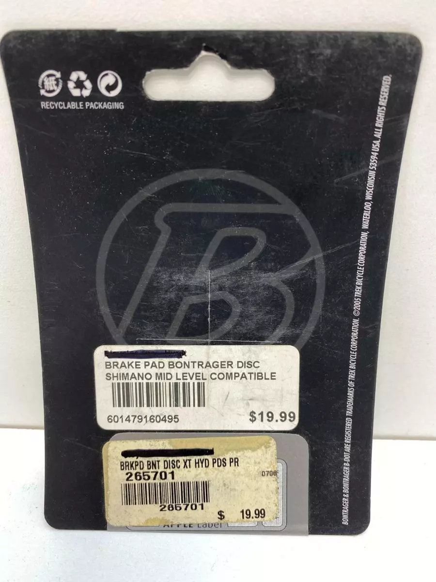 Bontrager brake cheap pads