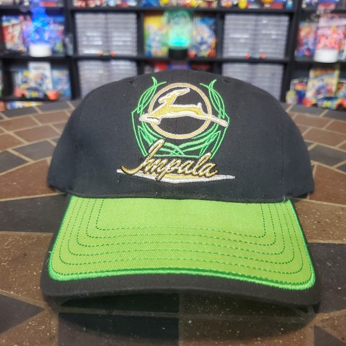 Chevy Impala Racing Hat Snapback Green RR Designs Tag Vintage VTG Chevrolet