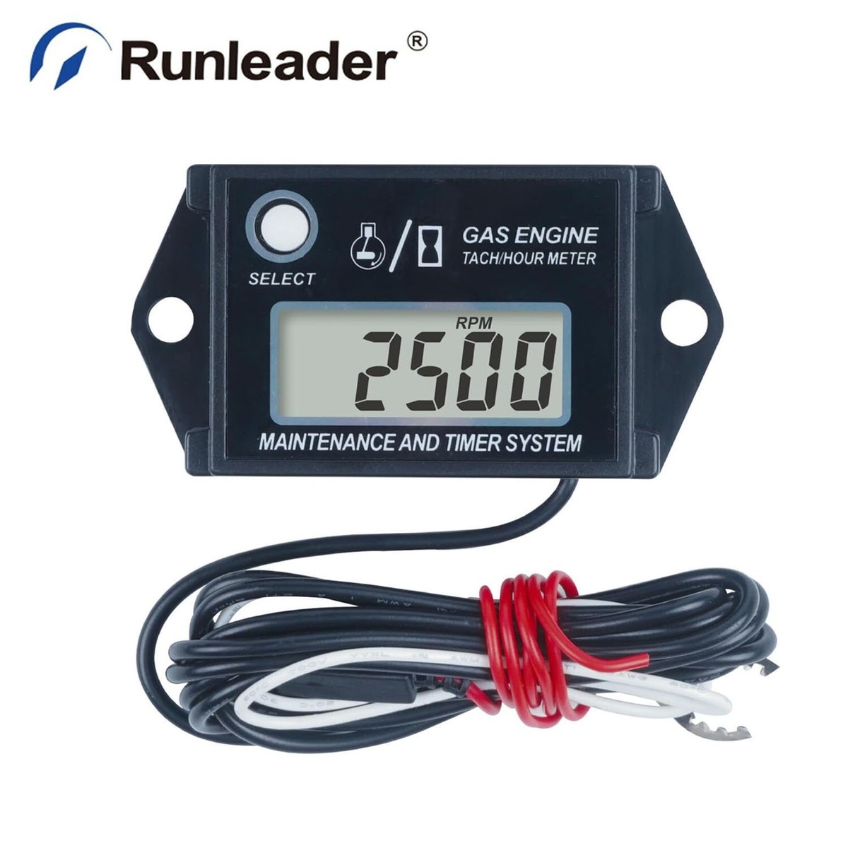 Small Engine Tachometer Runleader Digital & Tachometer - Track