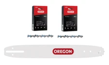 16" Bar & 2 Chains For Earthwise CS30016, Oregon 160SDEA041 / 91VXL056G(2)