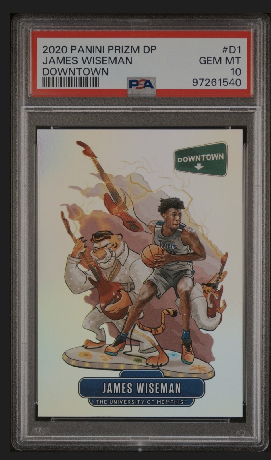 2020 PANINI PRIZM DRAFT DOWNTOWN JAMES WISEMAN ROOKIE #D-1 PSA 10 GEM MINT