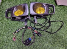 1999-2000 Honda Civic Ek Yellow Fog Lights Stanley Raybrig Complete Set Oem