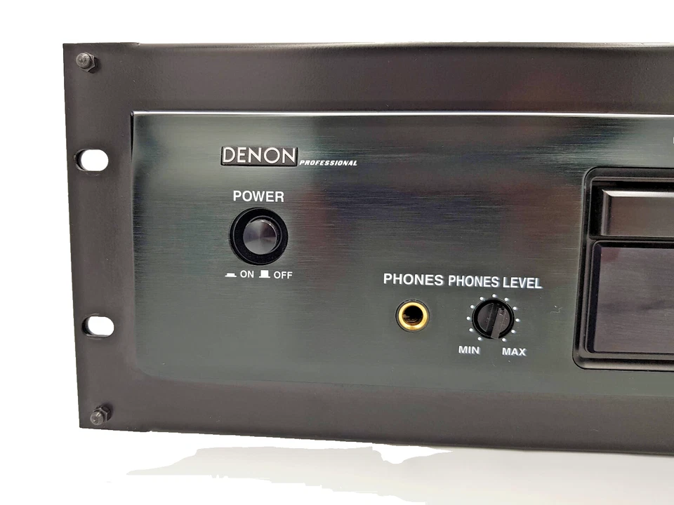 Denon DN-C110 Professional Rack Mount CD Compact Disc WMA CD-R Player - Black - Image 4 of 4