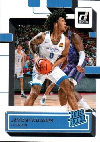 2022-23 Panini Donruss Jaylin Williams #241 Rated Rookie RC