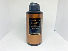 Bath  Body Works MEN'S WHISKEY RESERVE BODY SPRAY 3.7 FL OZ/ 104 G