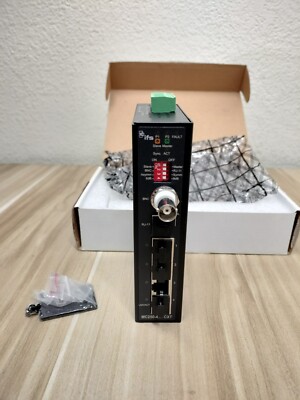 Interlogix MC250-4T-1CXT 4-Port Ethernet to Coax Media Converter *OPEN BOX*