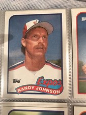 1989 Topps Randy Johnson Montreal Expos #647 Baseball Card