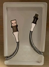    Heyday USB-C to USB-A Braided Cable 10ft - Black/White/  AS SHOWN