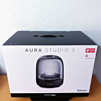 Harman Kardon Aura Studio 3 Bluetooth Speaker - Black for sale