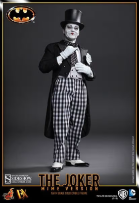 DC THE JOKER 1989 MIME VERSION 1/6 SCALE FIGURE HOT TOYS SIDESHOW