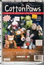 "Hopscotch Bunny " 1997 Dimensions Cotton Paws Suffed Animal Kit 62117 NEW