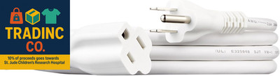 Extension Cord, 6 Ft, 3 Prong Outlet Extender, Indoor Extension Cord, 13 Amps, 1