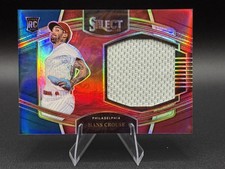 Hans Crouse 2022 Panini Select #HRJS-HC Rookie Jumbo Swatch Tri-Color /99 CC2
