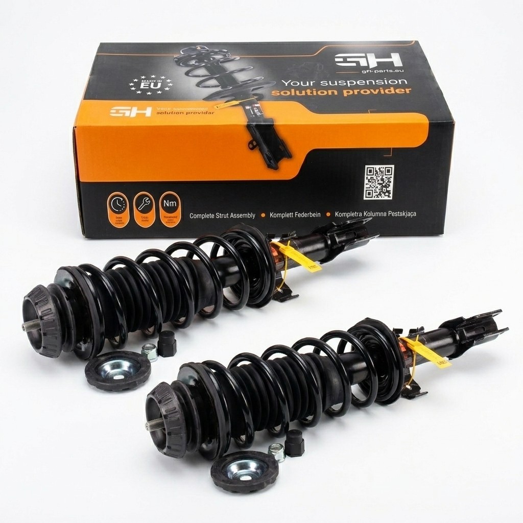 2x Complete Struts Assembly Front for Nissan Micra K14 2016- 0.9, 1.0