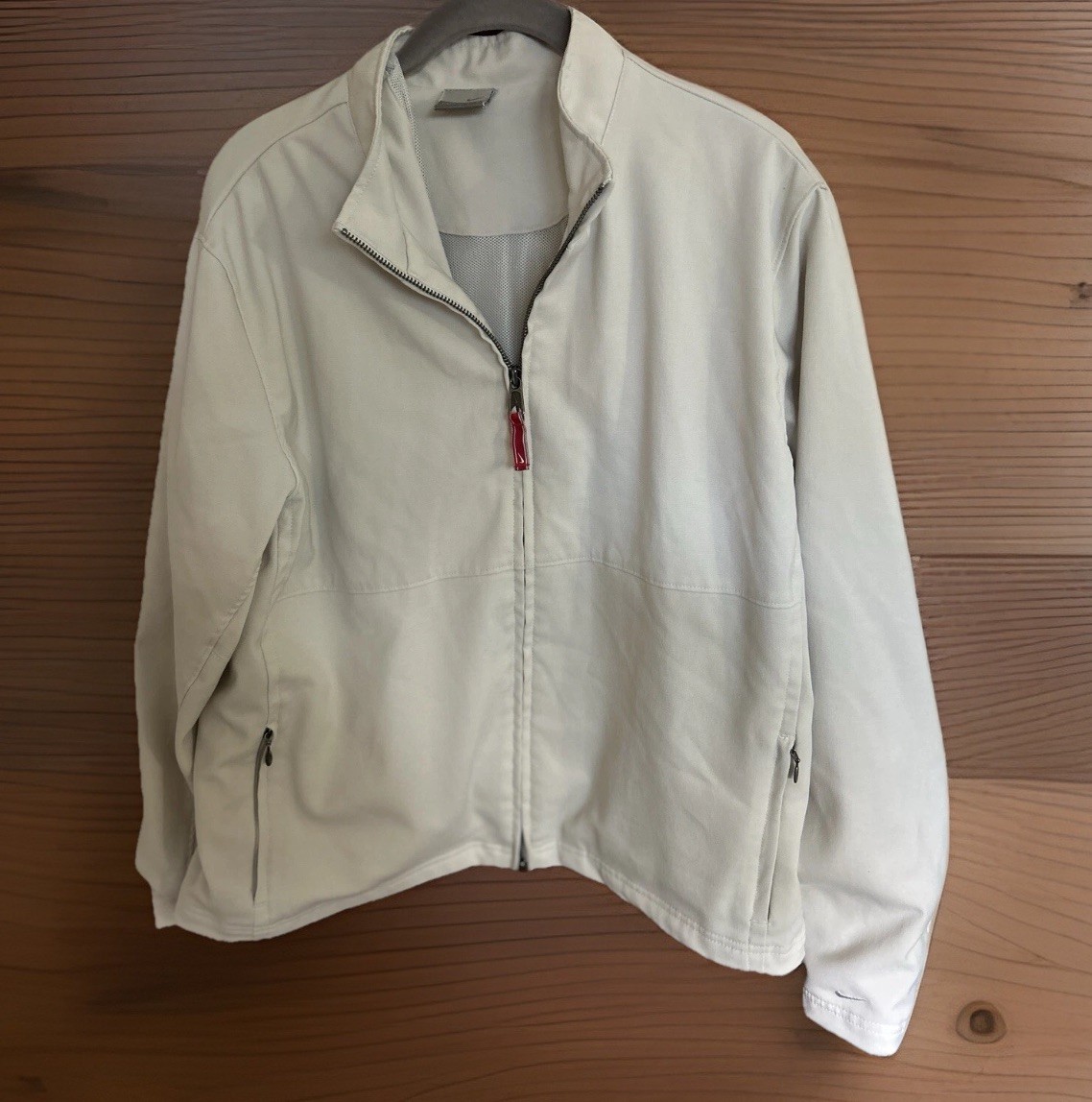 Nike Jacket Activewear Performance Off White Crea… - image 1