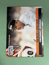Sam Wyche 1991 Pro Set Cincinnati Bengals #117 AA495