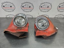 1956 Oldsmobile 88 Front Fender Headlamp Cut Out Section W Head Light Bezels