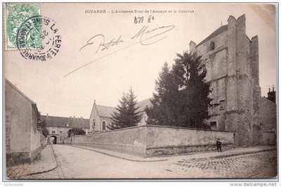 77 JOUARRE - der alte Turm der Abtei und das Kloster
