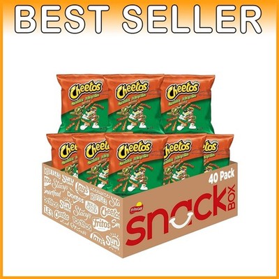 Crunchy Cheese Snacks, 40 Bags, Cheddar Jalapeno