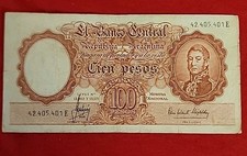 Paper Money From ARGENTINA 100 Pesos, ND (1957-1967), FREE SHIPPING H53