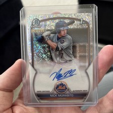 2023 Bowman Chrome Nick Morabito Speckle AUTO /299 METS 🔥