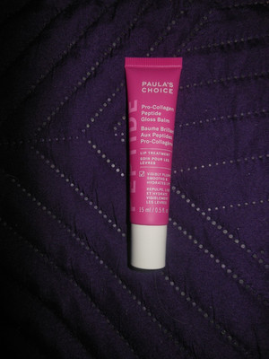 PAULA'S CHOICE PRO COLLAGEN PEPRIDE GLOSS BALM 0.5 OZ PLUMPS SMOOTHES TREATMENT