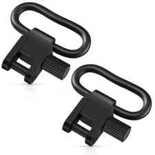 Metal Rifle Sling Swivel Mount 1.5 inch Two-Point Sling Attachment Clips