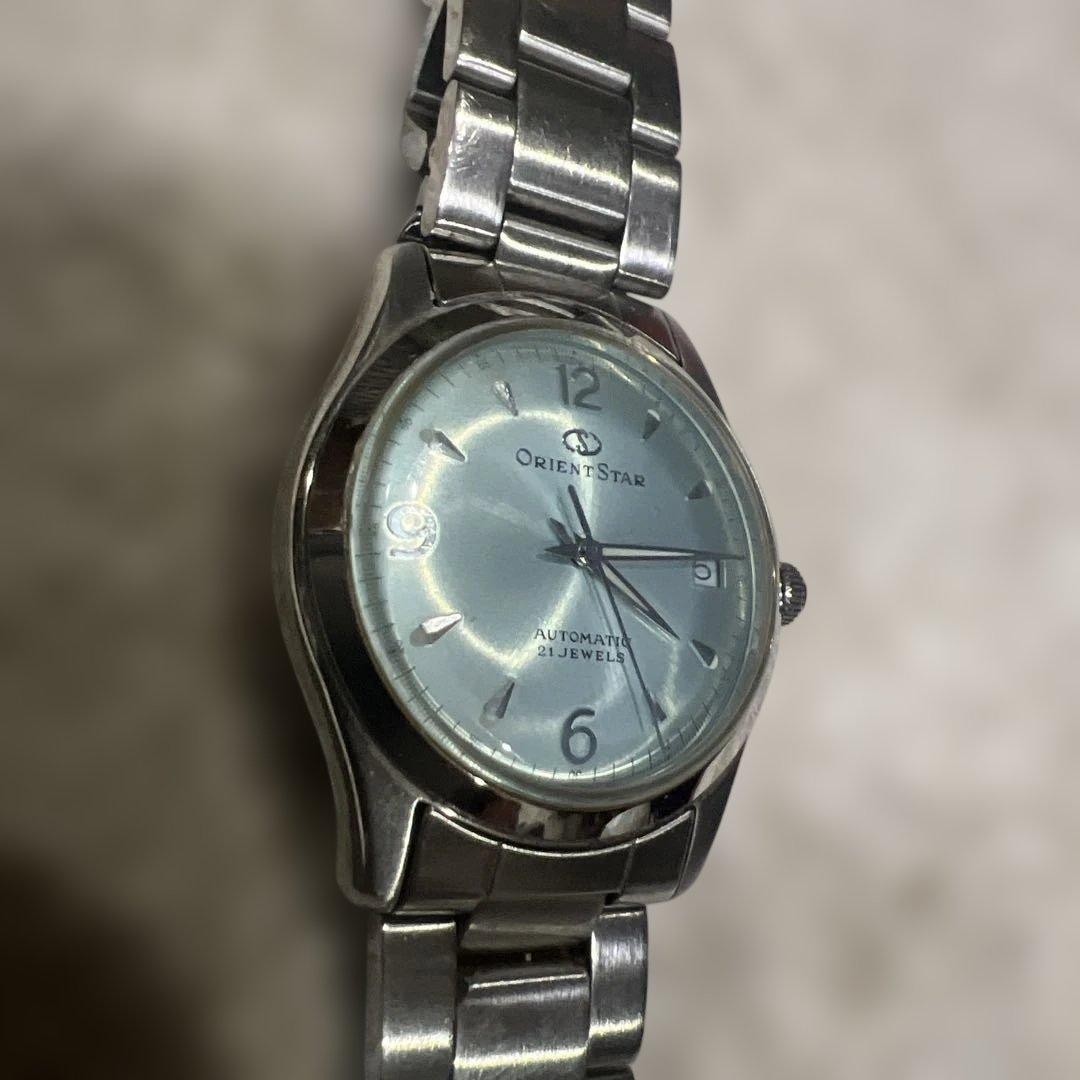 Orient Star Automatic Watch Blue Silver Dial Skel… - image 2