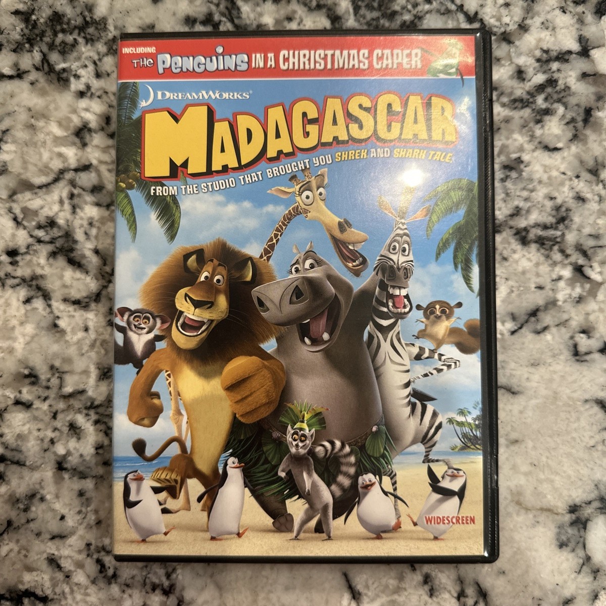 Dreamworks Madagascar DVD 2005 Widescreen + The Penguins in a