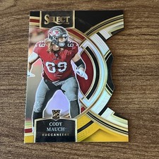2023 Panini Select - Premier Level Cody Mauch #133 Black & Gold Prizm Die-Cut...