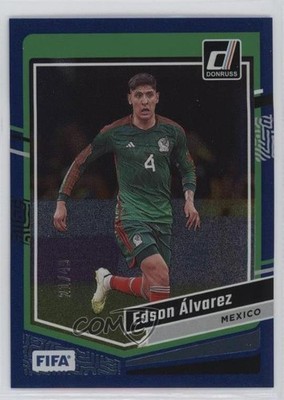 2023-24 Panini Donruss FIFA Blue 21/49 Edson Alvarez #37 0kq