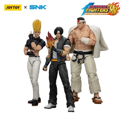 JOYTOY SNK 1/18 action figure KOF 98UM Hero Team Kyo Kusanagi Goro Daimon