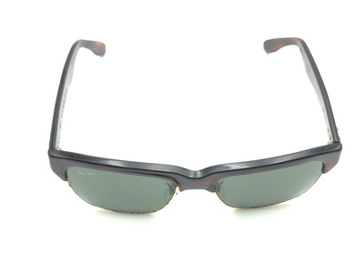 Ray-Ban B&L W0923 Tortoise Shell Gold Sunglasses G-15 Green Lens 