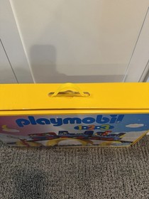 Vintage 1998 PLAYMOBIL 1 2 3 Toy Train Set 6606 With Box