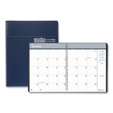 House of Doolittle 2026 Monthly Planner 8.5" x 11", Faux 8.5 x 11, Blue