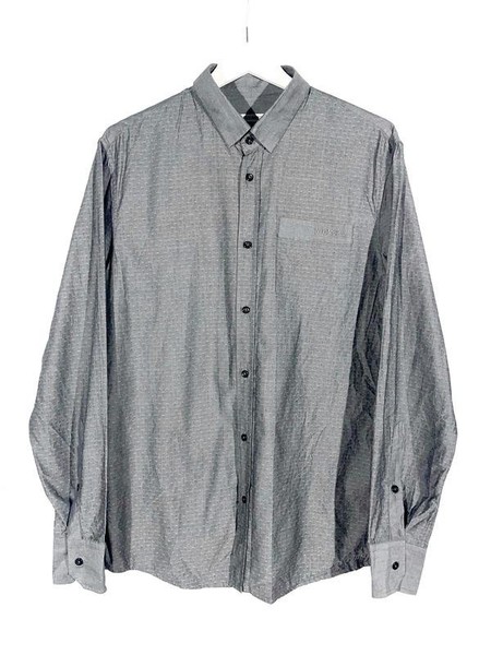 Men Dirk Bikkembergs Shirt Grey 42 / XL / 50