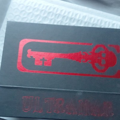 Chaves Ultramar M390 Tanto Pocketknife Titanium Handle Gray xtra pocket clip