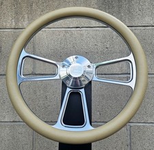 14 Wheel Wkhaki Wrap Fs Horn Hub 1964-66 Chevy Pontiac Olds Buick