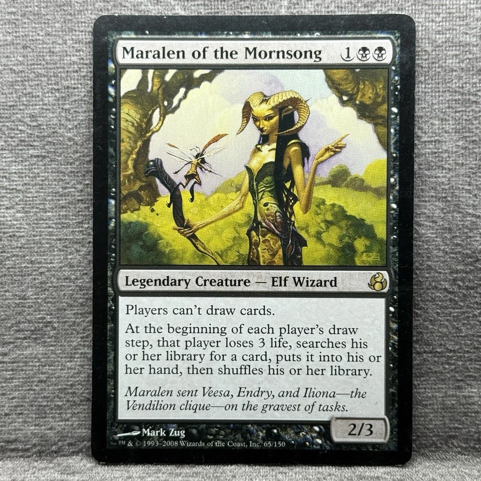 MTG Maralen of the Mornsong – Morningtide (MOR) #65 Non-Foil NM Magic Card - Image 2 of 4