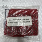 *1-Pack* Medline Double Tread Fall Prevention Red Slippers MDT12689RL Large — photo 3