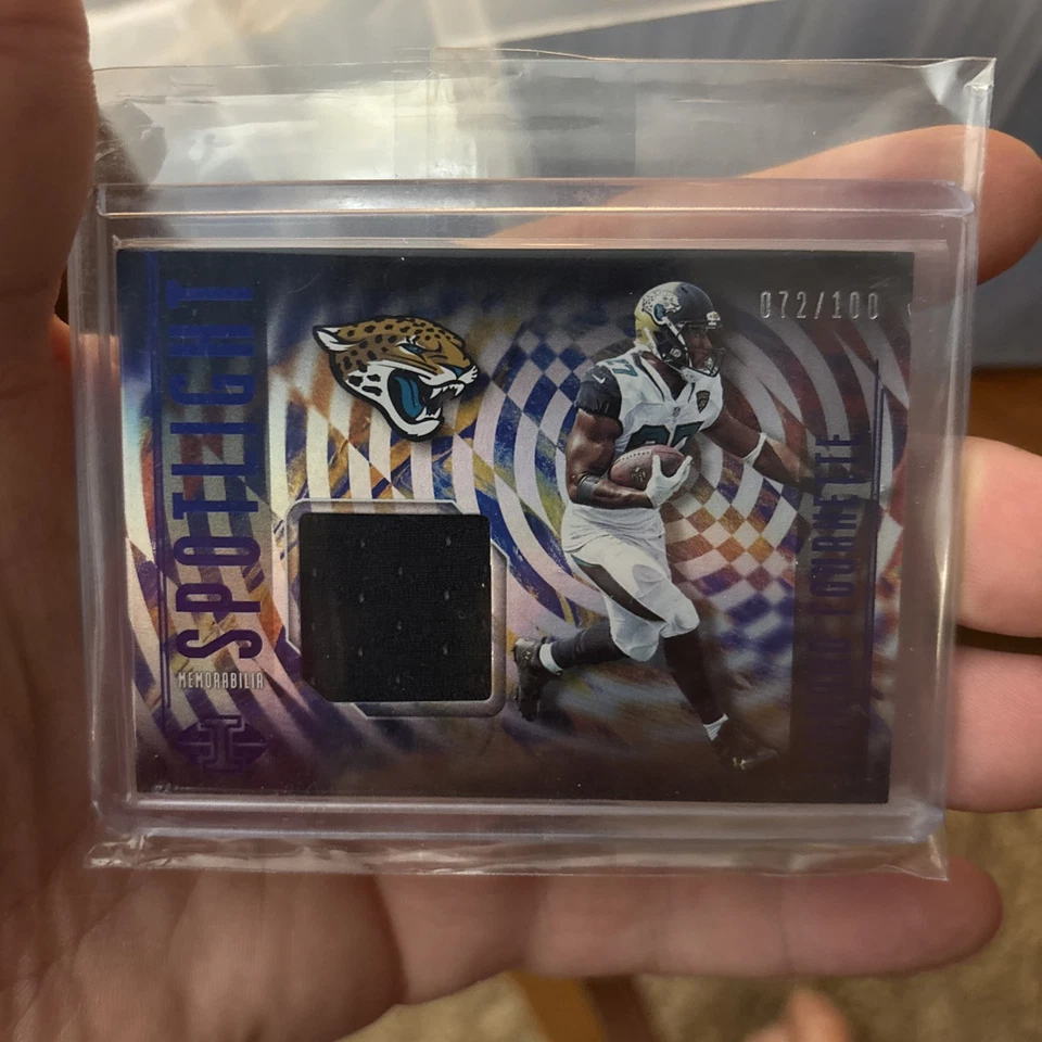 2018 Panini Illusions - Spotlight Memorabilia Blue #SP-LF Leonard Fournette /100 - Image 3 of 3