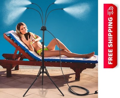 5.25FT Standing Misters for outside Patio, Adjustable Misting Cooling System wit