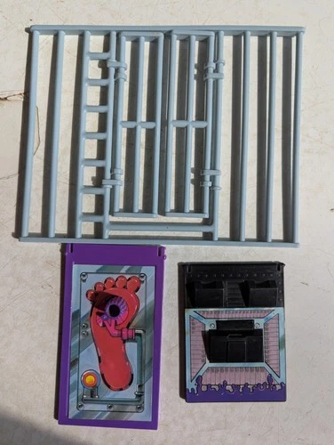 Vintage 1990 TMNT Technodrome Playset Parts Lot