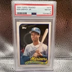 KEN GRIFFEY JR 1989 Topps Traded Baseball Card #41T Graded PSA 8 NM-Mint HOF