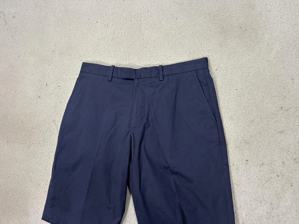 Pantalones Cortos Chinos Fred Perry Bradley Wiggins Para Hombres 28 Azul Algodón Spandex Informales Foto 2 de 4