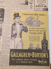 APR 11, 1951 NEWSPAPER PAGE #2256- GALLAGHER & BURTON'S BLENDED WHISKEY- CIRCUS  — photo 2