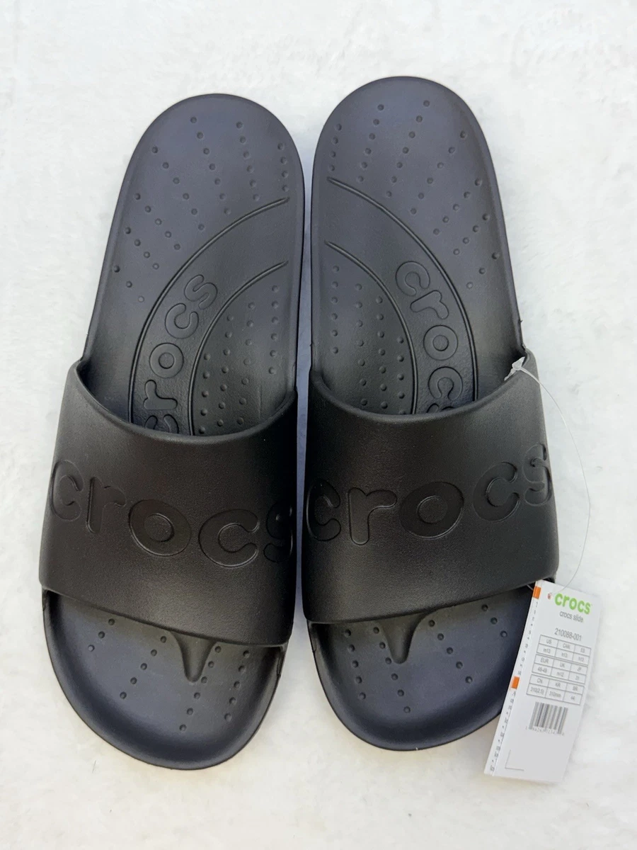 Crocs Slide Black Lightweight Comfort Sandals 210088-001 Mens 11 Womens 12‎ Amazon.com | Crocs Unisex main image 4