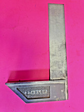 Vintage Stanley 8" Sweetheart Steel Try Square Made in USA